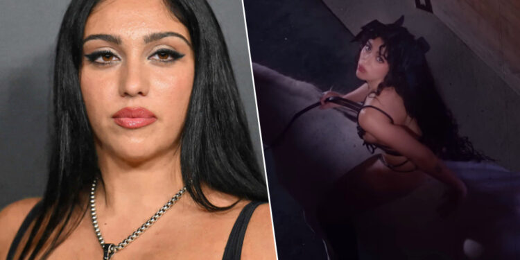 À moitié nue sur un cheval: le nouveau projet musical très explicite de la fille de Madonna