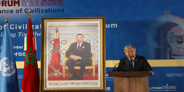 Alliance des civilisations : le SG de l’ONU rend hommage à S.M. le Roi, « champion du dialogue interreligieux et interculturel »
