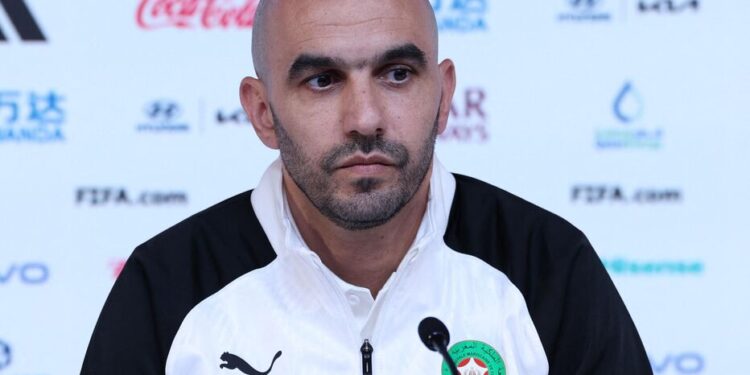 Walid Regragui : Nous voulons gagner demain et améliorer notre classement FIFA