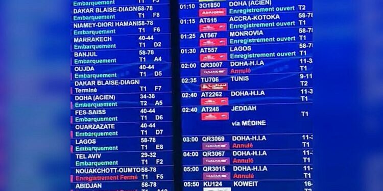 Mondial 2022: la RAM annule quelques vols à destination de Doha, les supporters en colère