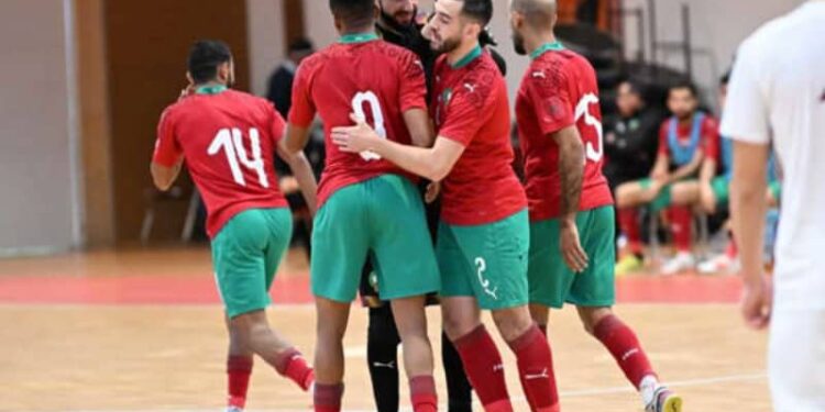 Futsal : le Maroc écrase la Lettonie lors d’un match amical