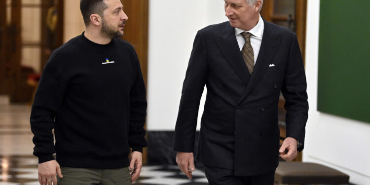 Le cadeau exceptionnel du président Ukrainien au roi de Belgique
