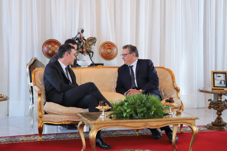 Arrivée du président du gouvernement espagnol, Pedro Sanchez, au royaume du Maroc