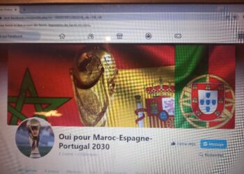 Page Facebook « Oui pour Maroc-Espagne-Portugal 2030 » pour soutenir la candidature des trois pays pour la Coupe du Monde de football