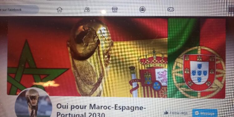 Page Facebook « Oui pour Maroc-Espagne-Portugal 2030 » pour soutenir la candidature des trois pays pour la Coupe du Monde de football