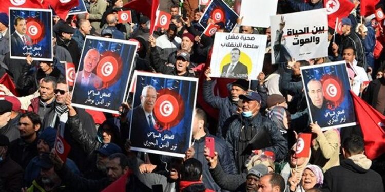 Tunisie : Manifestation du Front de Salut National, un cri pour le changement et la stabilité