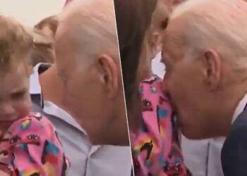 Vidéo: Le Président Biden au cœur d’une controverse suite à un geste étrange envers une petite fille : Donald Trump Jr. réagit