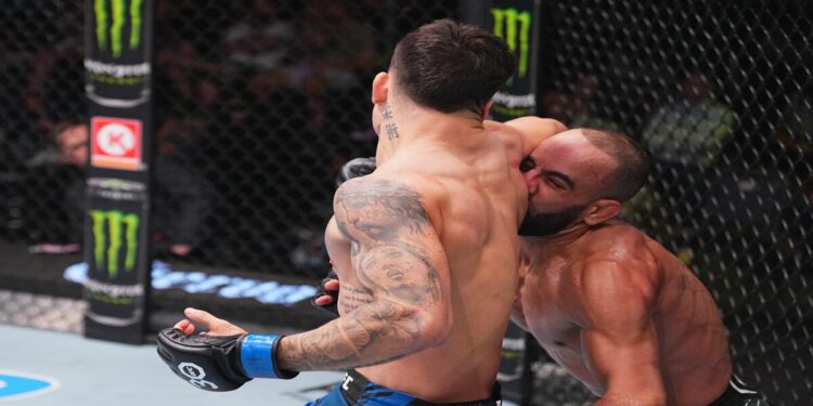 Vidéo. UFC Vegas 77 : Défaite cuisante pour le Marocain Ottman Azaitar face à l’Argentin Francisco Prado