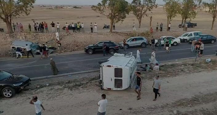 Neuf victimes dans un violent accident à Khouribga, ajoutant à la tragédie routière d’août