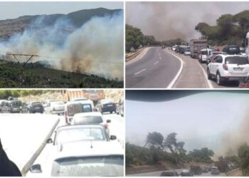 Incendie Catastrophique entre Tétouan et Tanger: Trafic interrompu et Mobilisation d’Urgence des Secours