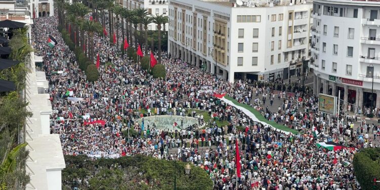 Rabat se soulève : le cri unanime pour Gaza !