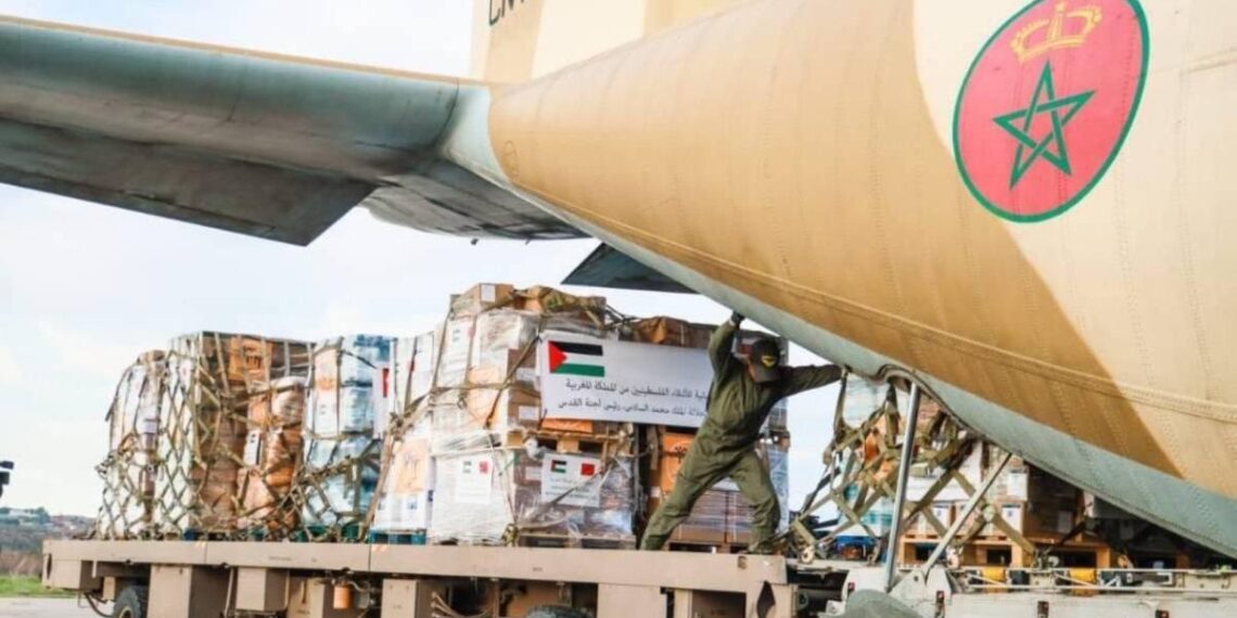 Le Maroc, Premier Soutien de la Palestine : Envoi d&rsquo;une Aide Humanitaire d&rsquo;Urgence sur Instructions du Roi Mohammed VI