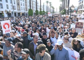 Les rues de Rabat témoignent d’une mobilisation massive des enseignants