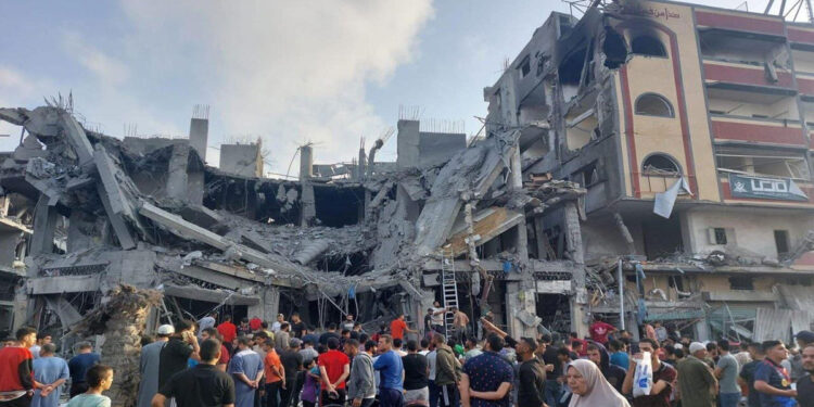 Gaza : Bombardement du siège du PNUD Fait de nombreuses victimes