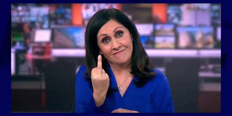 Une présentatrice de la BBC ouvre son JT avec… un doigt d’honneur