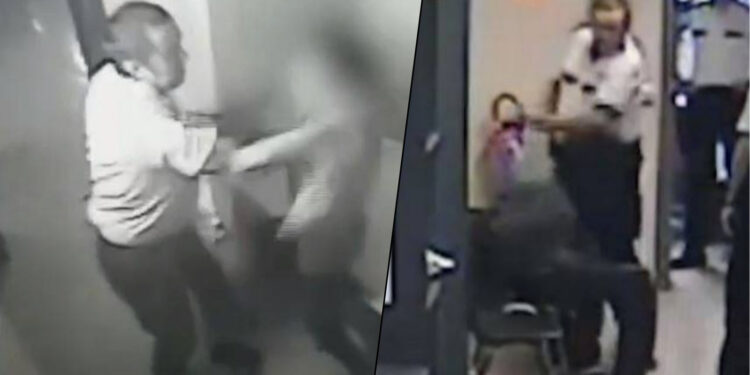 Des actes choquants capturés par vidéosurveillance dans un commissariat à Bruxelles