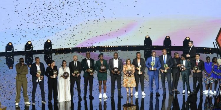 Les Lions de l’Atlas dominent les CAF Awards: Une nuit de gloire à Marrakech
