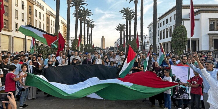 Mobilisation massive à Rabat en solidarité avec la Palestine : Un cri contre les atrocités en Gaza