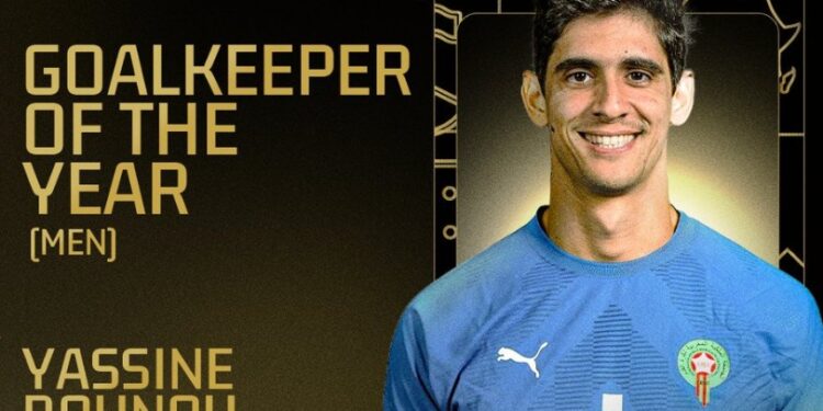 Yassine Bounou remporte le prix du meilleur gardien en Afrique