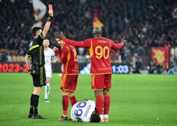 La Fédération italienne suspend Romelu Lukaku, attaquant de l’AS Roma