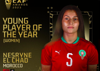 Nesryne El Chad, la prometteuse joueuse marocaine, remporte le prix de la meilleure jeune joueuse en Afrique