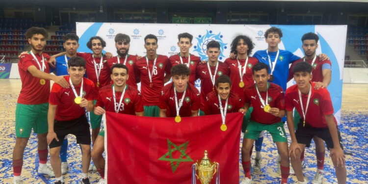 L’équipe nationale marocaine de futsal U19 remporte la Coupe Heydar Aliyev