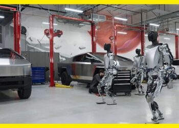 Le robot de Tesla plante ses griffes métalliques dans le dos et le bras d’un ingénieur