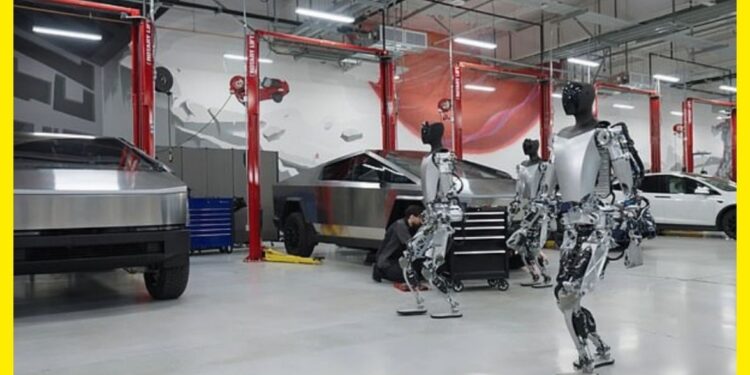 Le robot de Tesla plante ses griffes métalliques dans le dos et le bras d’un ingénieur