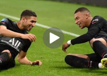 Video: Hakimi et Mbappé se lancent un défi hilarant!
