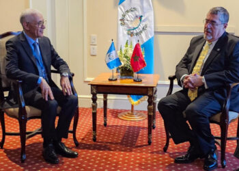 Talbi El Alami à la cérémonie d’investiture du nouveau président du Guatemala