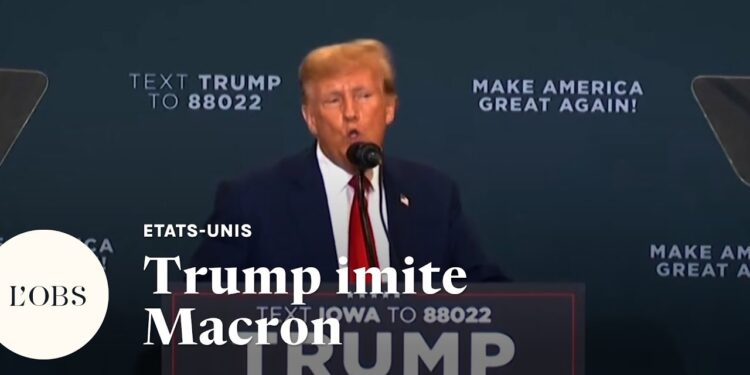 Trump exhibe sa force de négociation lors de son meeting en Iowa tout en ironisant sur le président Français Macron