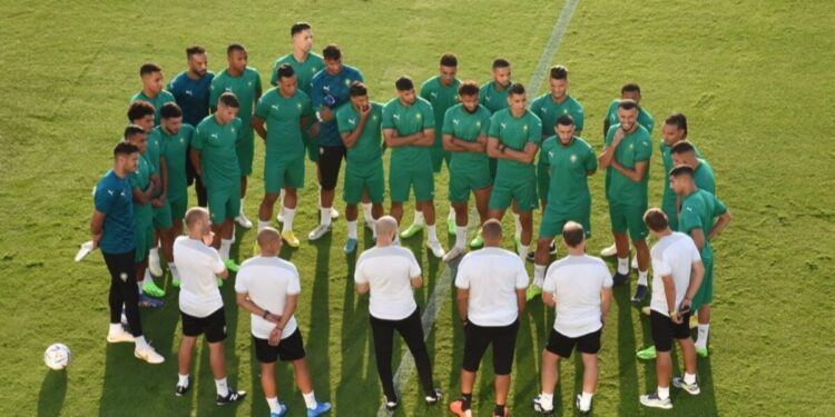 Au rythme des entraînements : Les Lions de l’Atlas prêts à rugir face aux Bafana Bafana