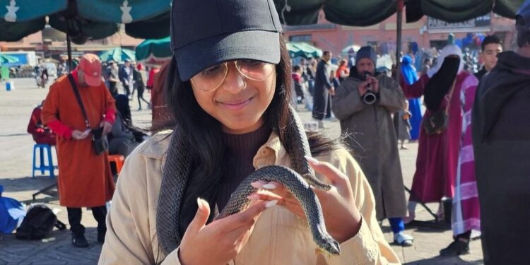 Actrice Canadienne, Sélectionne Marrakech pour ses Vacances Exotiques