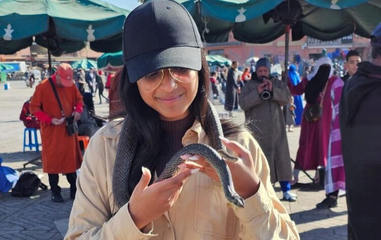 Actrice Canadienne, Sélectionne Marrakech pour ses Vacances Exotiques