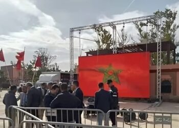 Marrakech Installe un Écran Géant pour les Matchs des Lions de l’Atlas