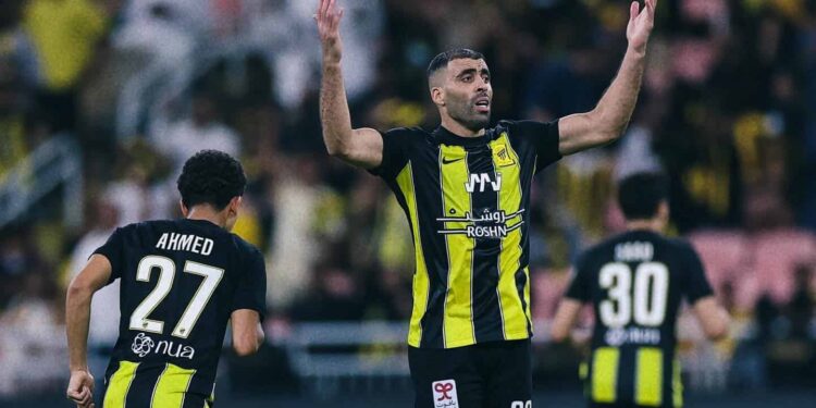 Abderrazak Hamdallah marque deux buts contre Munir Mohamedi