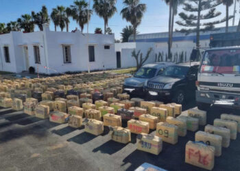 La Gendarmerie Royale frappe fort contre le trafic de drogue : 9 tonnes saisies près de Sidi Bennour