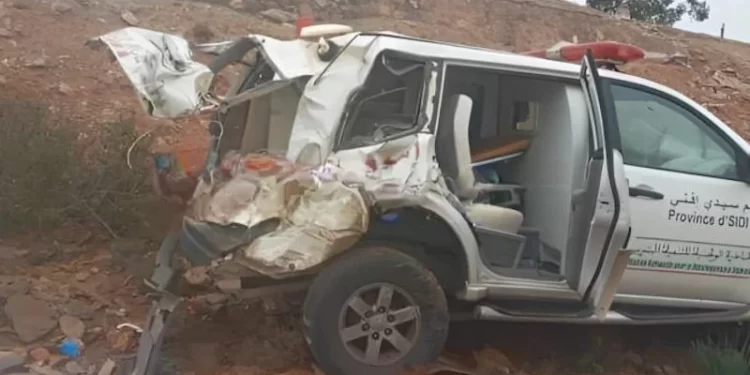 Grave accident d’ambulance entre Tiznit et Guelmim : Un mort et deux blessés