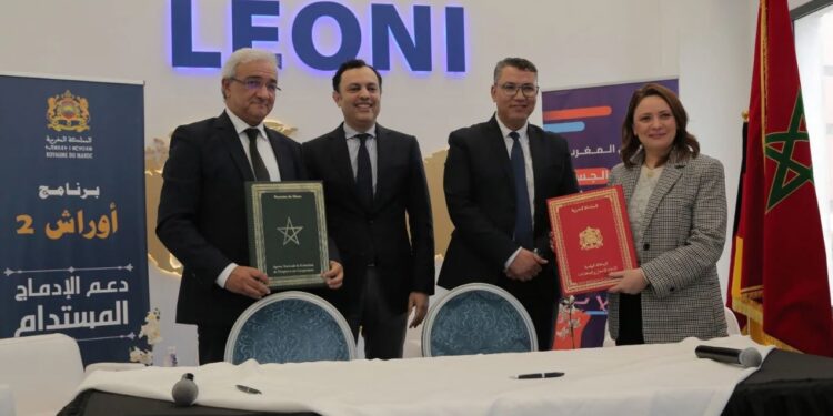 Leoni et l’ANAPEC s’allient pour créer 15 000 emplois au Maroc d’ici 2026