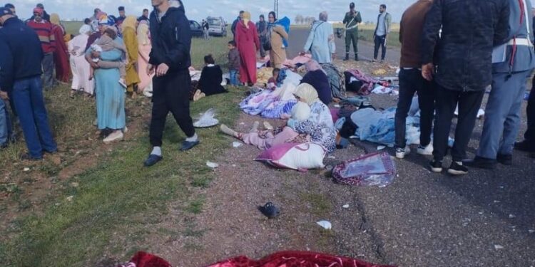 6 morts et 18 blessés dans un tragique accident de la route à Berrechid