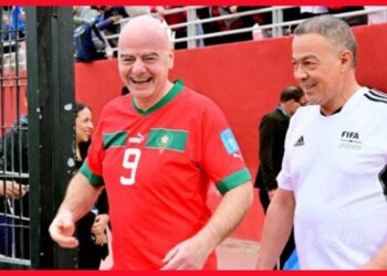 Infantino à la finale de la Coupe d’Afrique de Futsal 2024