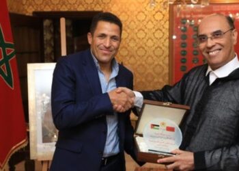 Distinction de l’entraîneur Houcine Ammouta à l’ambassade du Maroc à Amman