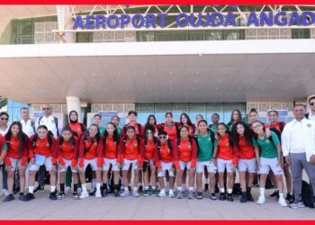L’équipe nationale féminine marocaine U17 en route pour l’Algérie