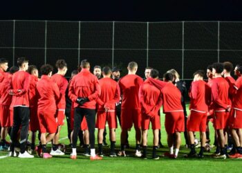 L’équipe olympique se prépare pour un match amical contre la Belgique