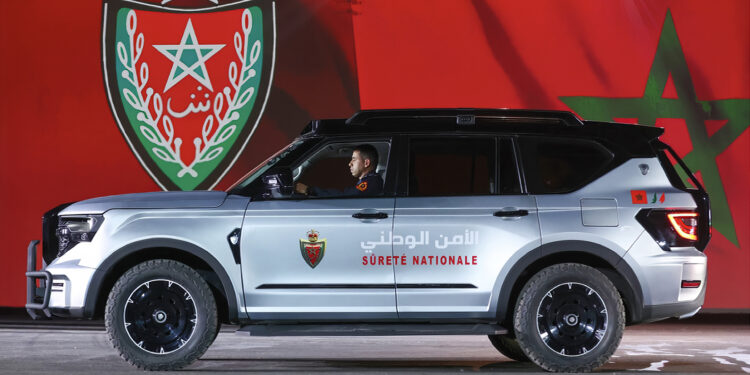 La police marocaine introduit un véhicule de patrouille haute technologie