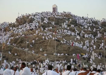 Rassemblement de pèlerins au Mont Arafat pour le Hajj 2024