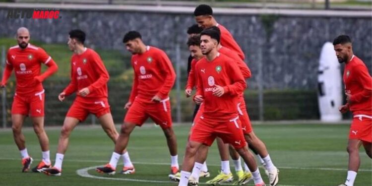 L’équipe nationale effectue une nouvelle séance d’entraînement avec la majorité des joueurs présents