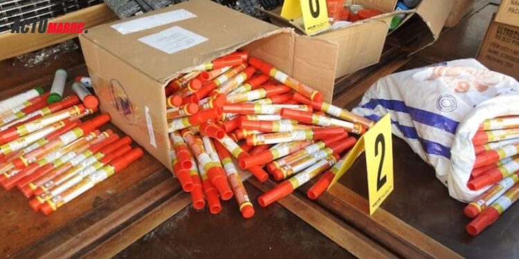 Feux d’Artifice d’Achoura Mènent à l’Arrestation de Deux Personnes à Marrakech
