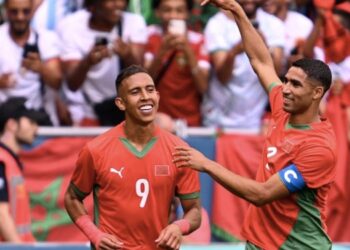 Soufiane Rahimi brille lors du match Maroc-Argentine aux JO de Paris 2024