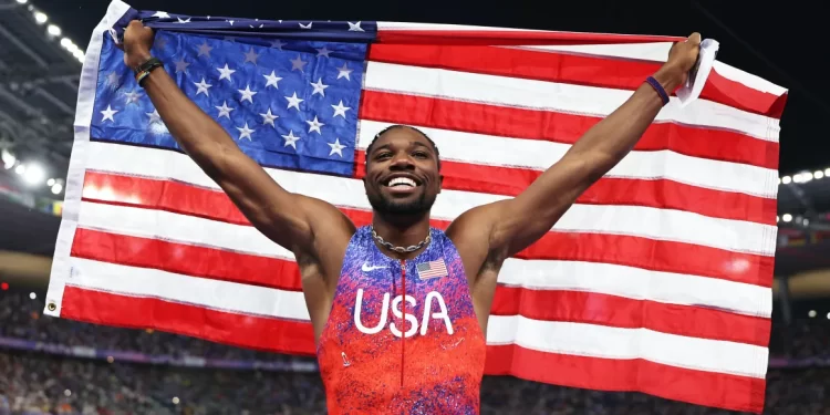 Noah Lyles brise la malédiction olympique américaine du 100 mètres